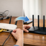 새로운 Wi-Fi 라우터 설치 과정